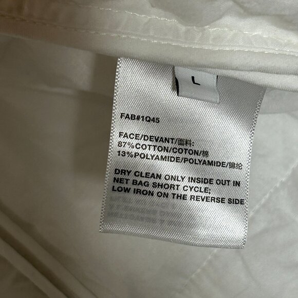 LAFAYETTE 148 LADIES BLAZER LARGE WHITE OPEN CAPSULE SUIT JACKET MINIMALIST - Picture 5 of 13